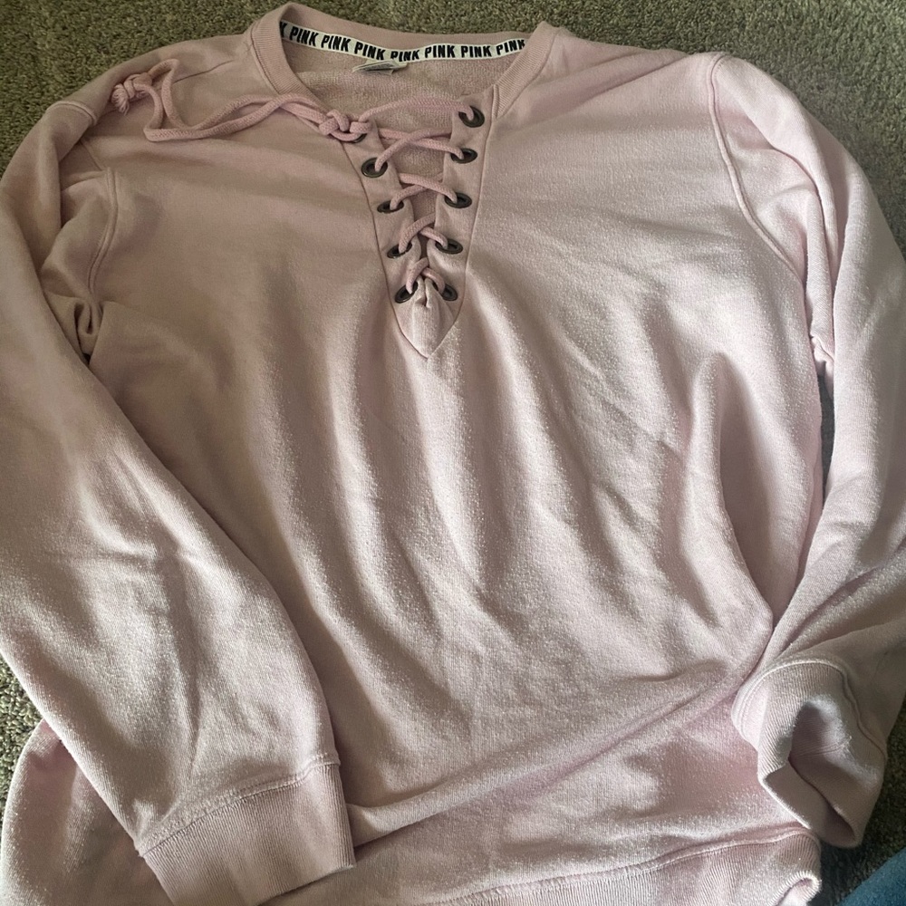 2/$15 PINK Sweatshirt- Large!
